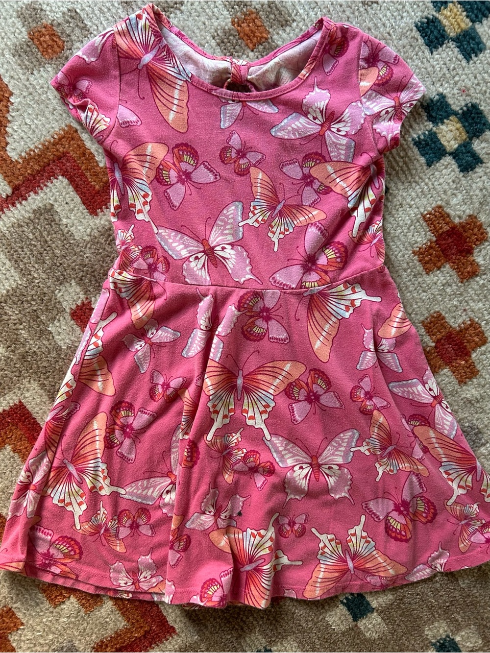 Mixed Girls Dress Lot — Floral, Pink, Gray & Cream Pieces - Picture 7 of 11